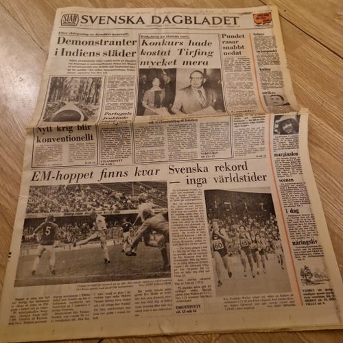 Svenska Dagbladet 1 juli 1975