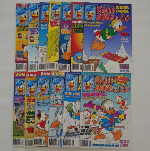 Walt Disneys Kalle Anka från 1994 (13 st)