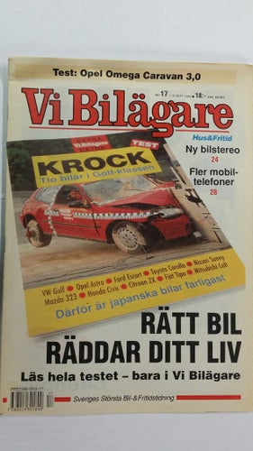 Vi bilägare 17 1993: Opel Omega 3,0i 24V Kombi, Wolseley 1500, Volvo 850 Turbo