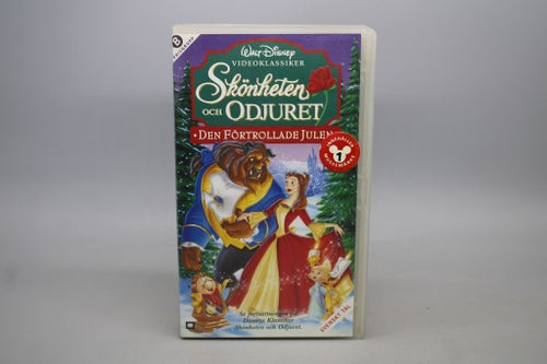 Disney - Skönheten och odjuret - Den förtrollande julen - Svenskt tal - VHS