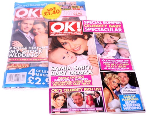 OK Magazine-2 issues included-January/February 2010-NEW-Weight 1135g-FREE POST