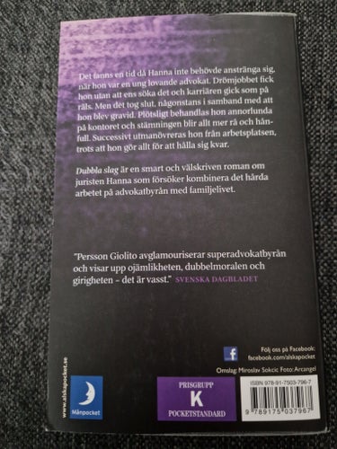 Dubbla Slag av Malin Persson Giolito