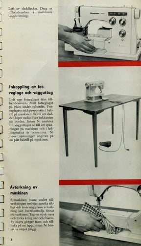 Husqvarna 2000 /6010 modell , pdf -Bruksanvisning E-Manual svensk