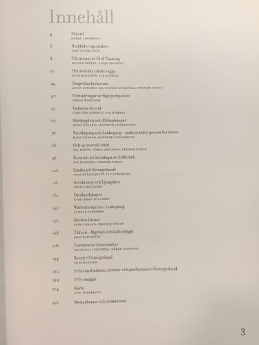 Turistbok om ”Östergötland” (STF:s årsbok 2000)