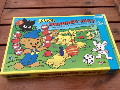 3 st pussel Bamses honunhsjakt Mysteriet på tivolit och Ugglan Ulla och skogens