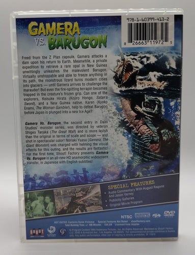 Gamera vs. Barugon (1966) [Shout Factory, 60-tal, kult, monster, kaiju, Japan]