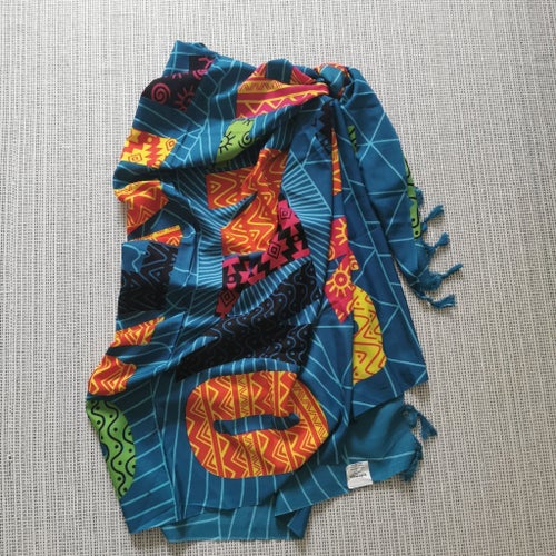 balibeach blå sarong storlek M