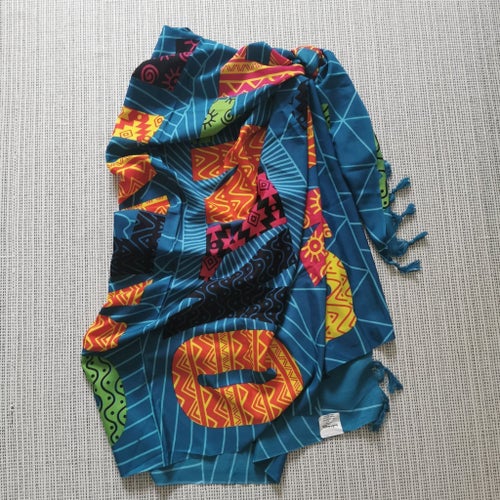 balibeach blå sarong storlek M