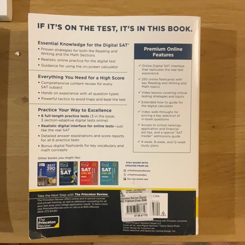 Digital SAT Premium Prep 2026 av The Princeton Review
