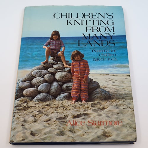 Children’s Knitting from Many Lands – Alice Starmore, signerad 1984 + brev