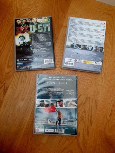 3 st DVD-filmer i nyskick