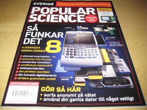 POPULAR SCIENCE APRIL 2006 DEN FULLÄNDADE RACERN ,M.M