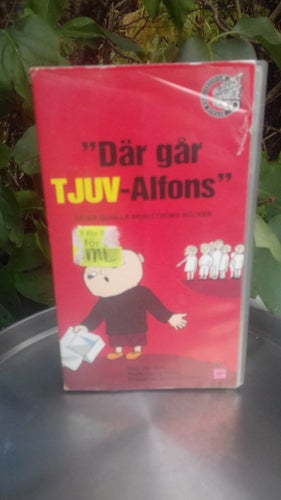 VHS Där går tjuv-Alfons VHS - barnens favorit