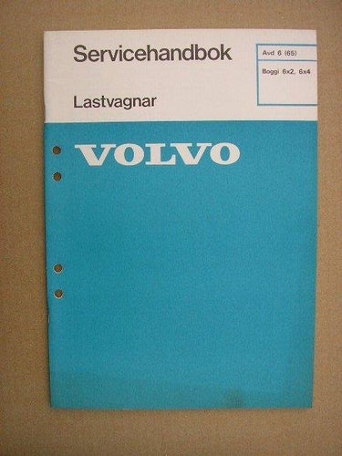 VOLVO Verkstadshandbok Lastbil Boggi 6x2 6x4