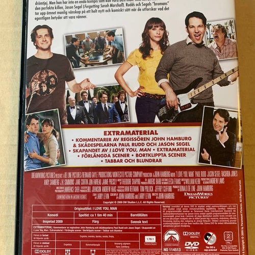I love you man, dvd