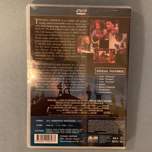 Teenage Caveman (NY, INPLASTAD!) DVD