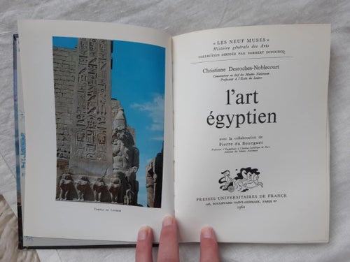 L'art égyptien av Christiane Desroches-Noblecourt, 1962