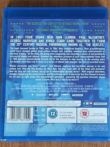 The Beatles : Eight Days A Week - The Touring Years (Blu-ray)