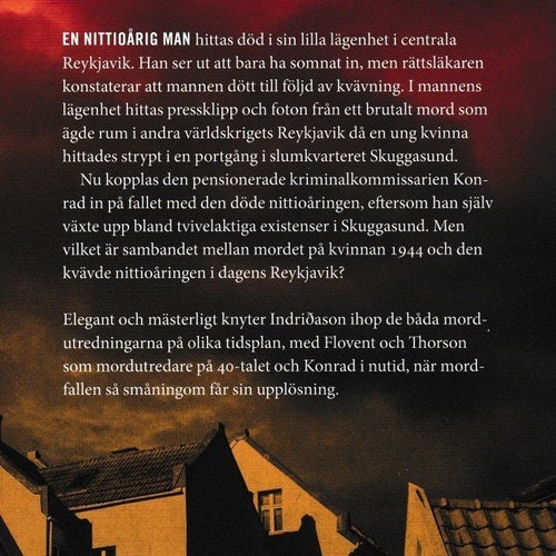Skuggor över Reykjavik av Arnaldur Indriðason (inbunden, hård pärm)