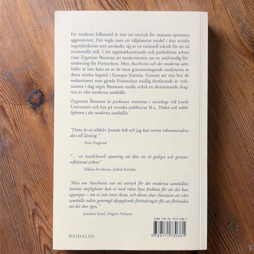 Zygmunt Bauman - Auscwitz och det moderna samhället