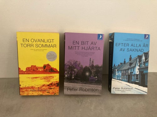 Bokpaket med 3 spännande kriminalromaner av Peter Robinson