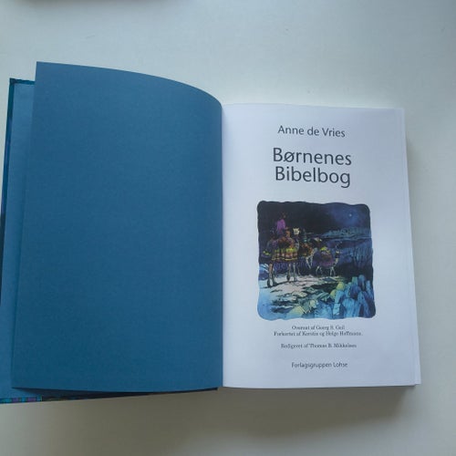 Barnens Bibel Anne de Vries Illustrerad Av Fred Apps Inbunden