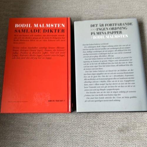 Bokpaket: Bodil Malmsten x 2: se bild samt info nedan