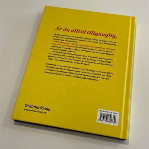Odla ditt lagomliv av Bella Linde, publicerad år 2018
