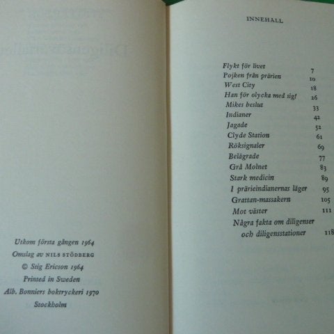 DILIGENS ÖVERFALLET, STIG ERICSON, BOK, BÖCKER