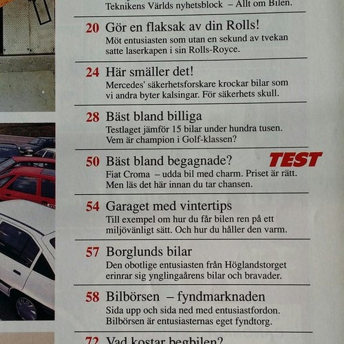 Teknikens Värld nr 4 1991: Hyundai Pony, Suzuki Swift, Honda Civic, Renault 19