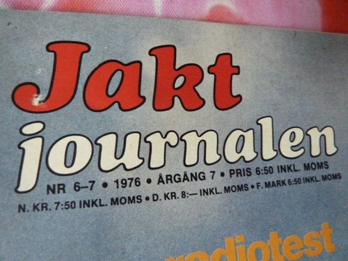 JAKT JOURNALEN, NR 6-7/1976, TIDNING