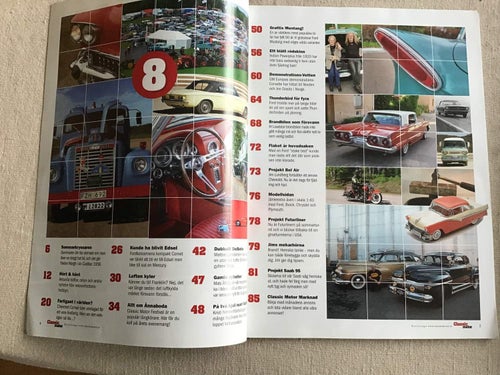 CLASSIC MOTOR NR 8 2014 CADILLAC,MUSTANG 50 ÅR,DESOTO,EDSEL,THUNDERBIRD