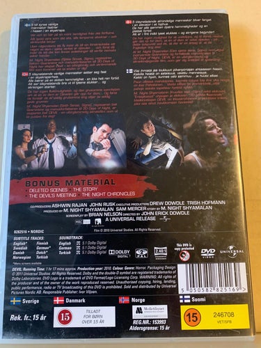 Devil, Dvd