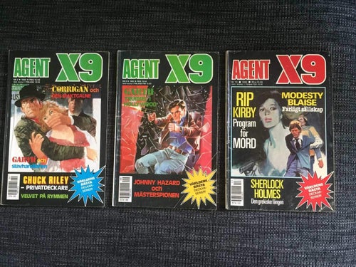AGENT X9 / 1990 / 3st / # 2, 9 & 13