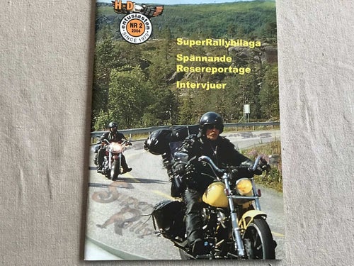 HD ENTUSIASTEN NR 2 2004 HARLEY DAVIDSON,ELMIA,BENGT HÄGER RYD,SUPERRALLY