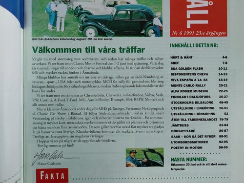 classic motor juni 1991