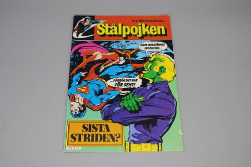 Serietidning - Stålpojken - Nr 1 - 1978