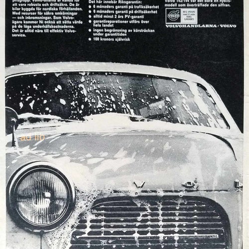 VOLVO - RENA FAKTA, REKLAMANNONS 1969