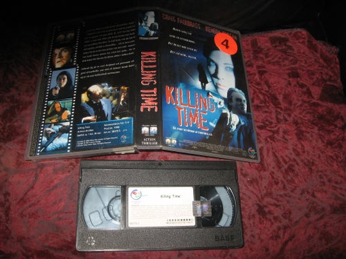 KILLING TIME (CRAIG FAIRBRASS,KENDRA TORGAN,NIGEL LEACH) VHS X-RENTAL