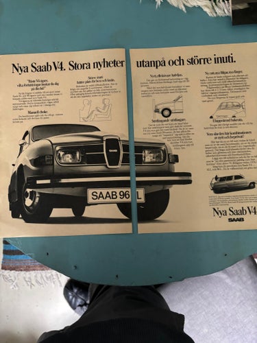 Saab V4 1975 annons