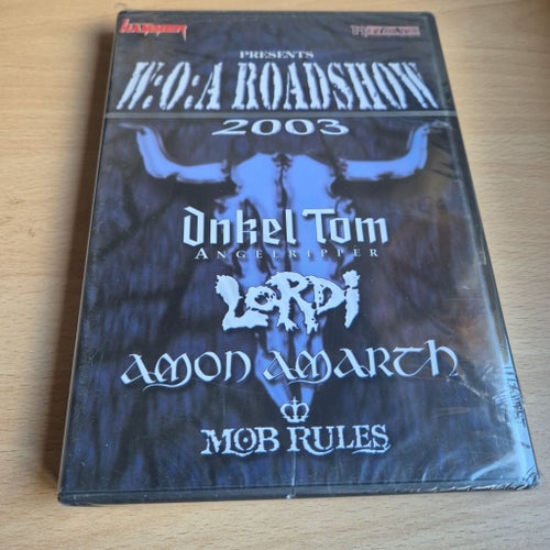 W:O:A Roadshow 2003 Ny DVD med Unkel Tom, Lordi, Amon Amarth, Mob Rules