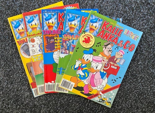 Kalle Anka & C:o tidningar 5 st