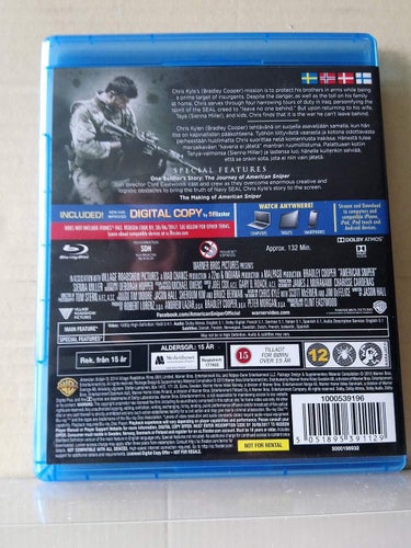American sniper, Blu-ray