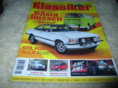 KLASSIKER NR 8 2021 OPEL COMMODORE GS/E , AMC AMX 1980, M.M
