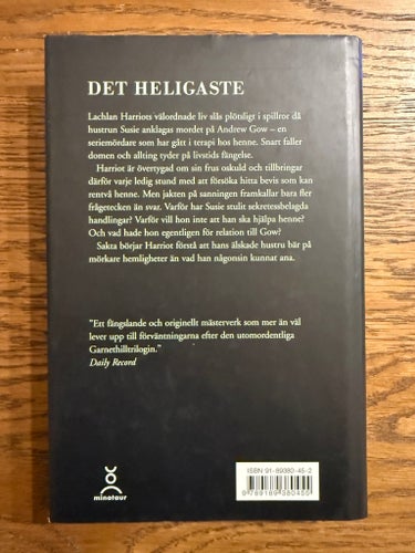 Denise Mina - Det heligaste - deckare Skottland bok