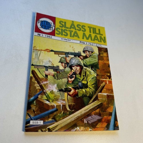 Patrullserien nr 1 1982, toppex! NM