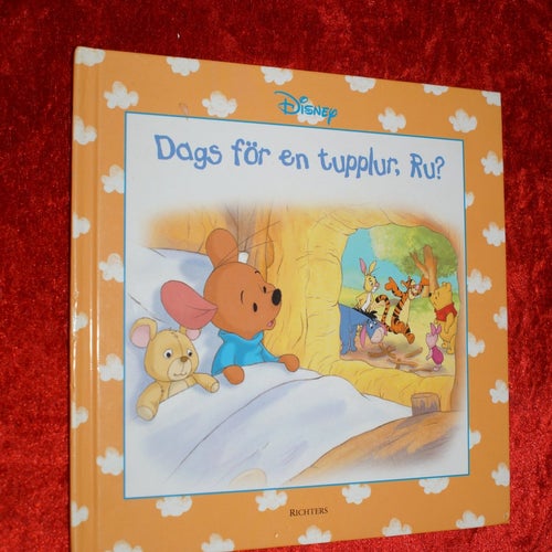 FIN BARNBILDERBOK DISNEY DAGS FÖR EN TUPPLUR RU en NALLE PUH BOK LÄTTLÄST Bra ex