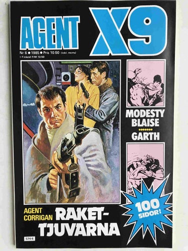 Agent X9 - 1985:6 Oläst!