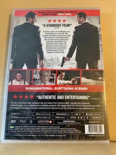 Rise of the Krays, INPLASTAD, Dvd
