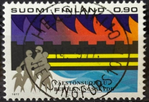 Finland Befolkningsskydd 1977